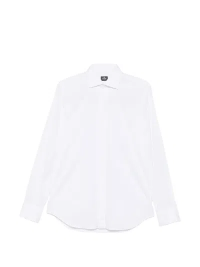 Alessandro Gherardi Concealed-placket Spread-collar Shirt In Multi