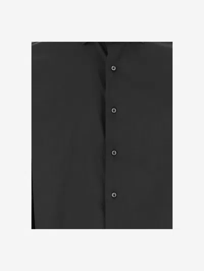 Alessandro Gherardi Cotton Blend Shirt In Black