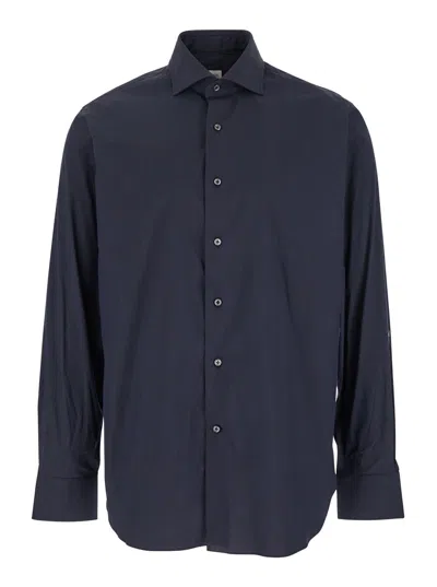 Alessandro Gherardi Cotton Blend Shirt In Blue
