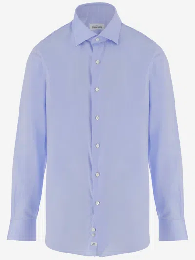 Alessandro Gherardi Cotton Shirt In Blue