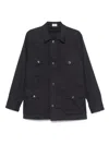 Alessandro Gherardi Cotton Shirt Jacket In Blue