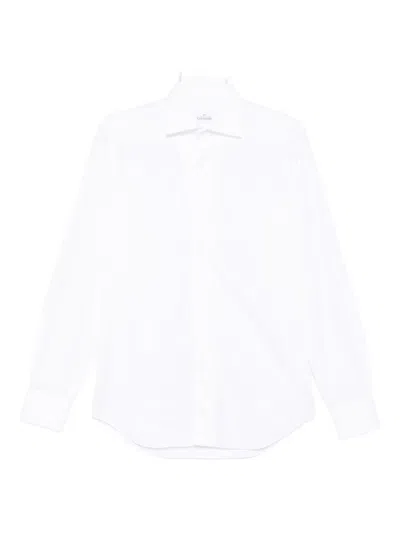 Alessandro Gherardi Long-sleeve Cotton Shirt In White