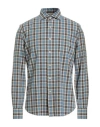 Alessandro Gherardi Man Shirt Azure Size 15 ¾ Cotton In Blue