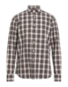 Alessandro Gherardi Man Shirt Beige Size 16 Cotton