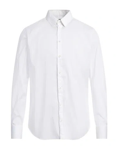 Alessandro Gherardi Man Shirt Beige Size 15 ½ Cotton, Polyamide, Elastane