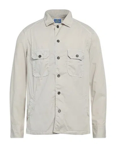 Alessandro Gherardi Man Shirt Beige Size 15 Cotton