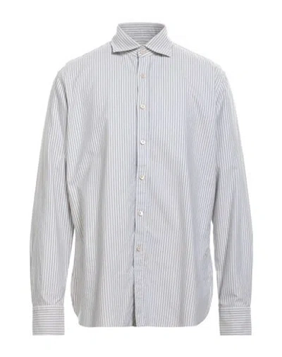 Alessandro Gherardi Man Shirt Beige Size Xl Cotton In Gray