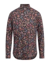 Alessandro Gherardi Man Shirt Black Size 17 Cotton In Black