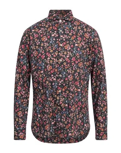 Alessandro Gherardi Man Shirt Black Size 17 Cotton