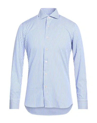 Alessandro Gherardi Man Shirt Blue Size 15 ½ Cotton