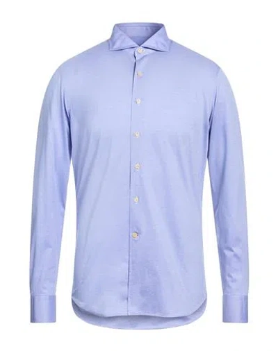 Alessandro Gherardi Man Shirt Blue Size 15 ½ Cotton