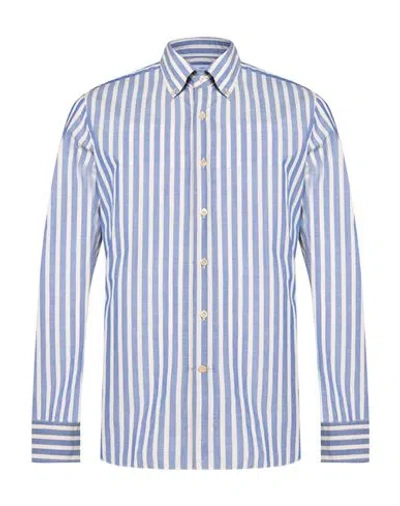 Alessandro Gherardi Man Shirt Blue Size 15 ½ Cotton
