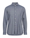 Alessandro Gherardi Man Shirt Blue Size 15 ¾ Cotton In Blue