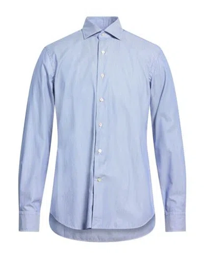 Alessandro Gherardi Man Shirt Blue Size 16 ½ Cotton