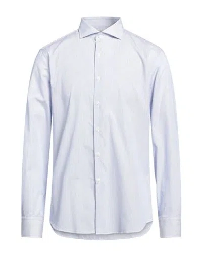 Alessandro Gherardi Man Shirt Blue Size 17 ½ Cotton