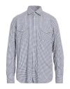Alessandro Gherardi Man Shirt Blue Size L Cotton In Blue