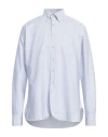 Alessandro Gherardi Man Shirt Sky Blue Size S Cotton