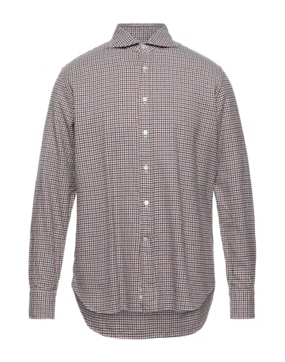 Alessandro Gherardi Shirts In Brown