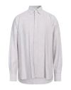 Alessandro Gherardi Man Shirt Brown Size L Cotton In Brown