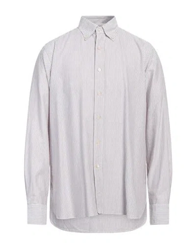 Alessandro Gherardi Man Shirt Brown Size L Cotton