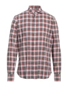 Alessandro Gherardi Man Shirt Coral Size 15 ¾ Cotton, Elastane In Coral