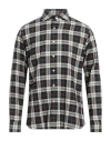 Alessandro Gherardi Man Shirt Dark Green Size 16 Cotton In Green