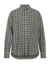 Alessandro Gherardi Man Shirt Green Size 17 Cotton In Green