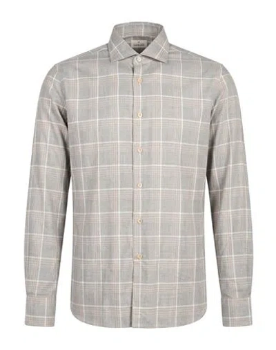 Alessandro Gherardi Man Shirt Grey Size 15 Cotton