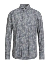 Alessandro Gherardi Man Shirt Grey Size 17 ½ Cotton