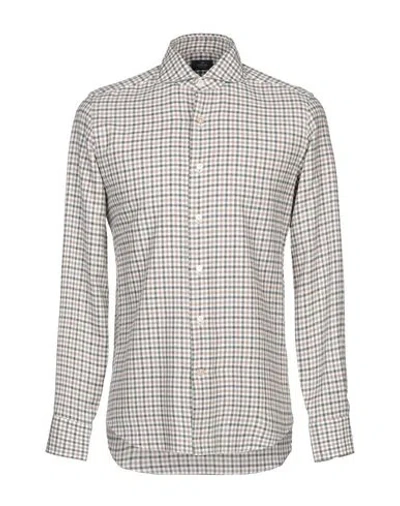 Alessandro Gherardi Shirts In Khaki