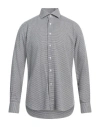Alessandro Gherardi Man Shirt Lead Size 17 Cotton In Grey
