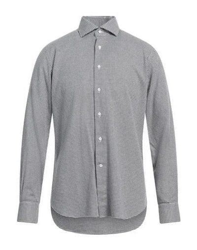 Alessandro Gherardi Man Shirt Lead Size 17 Cotton In Grey