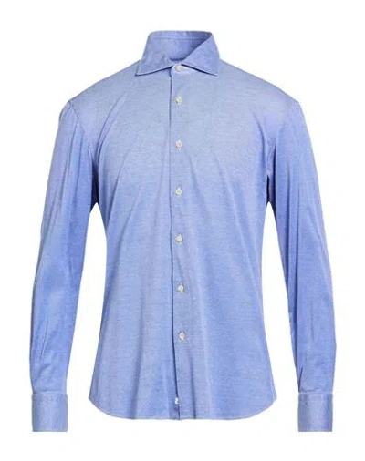 Alessandro Gherardi Man Shirt Light Blue Size 16 ½ Cotton