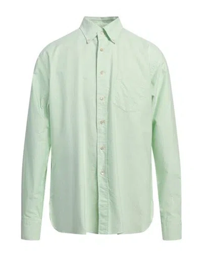 Alessandro Gherardi Man Shirt Light Green Size Xl Cotton