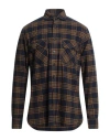 Alessandro Gherardi Man Shirt Midnight Blue Size M Cotton In Blue
