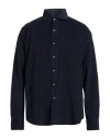 Alessandro Gherardi Man Shirt Midnight Blue Size Xxl Cotton