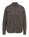 Alessandro Gherardi Man Shirt Military Green Size M Cotton