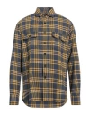 Alessandro Gherardi Man Shirt Navy Blue Size L Cotton