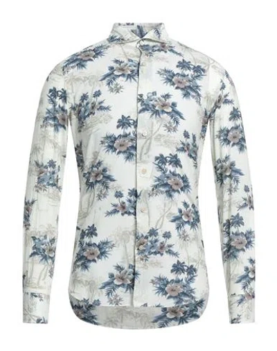 Alessandro Gherardi Man Shirt Off White Size 15 ½ Cotton
