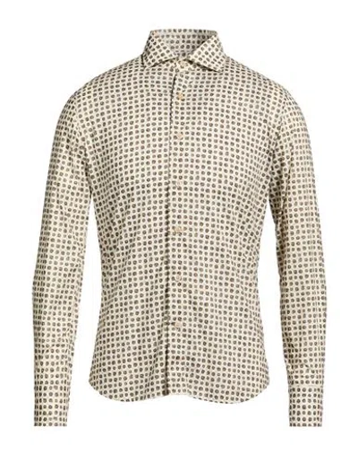 Alessandro Gherardi Man Shirt Pastel Yellow Size 15 ¾ Cotton In Multi