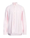 Alessandro Gherardi Man Shirt Pink Size L Cotton