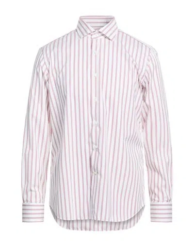 Alessandro Gherardi Man Shirt Red Size 16 ½ Cotton