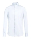 Alessandro Gherardi Man Shirt Sky Blue Size 15 Cotton