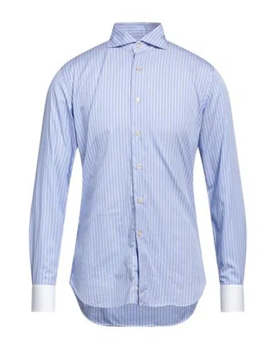 Alessandro Gherardi Man Shirt Sky Blue Size 15 ½ Cotton