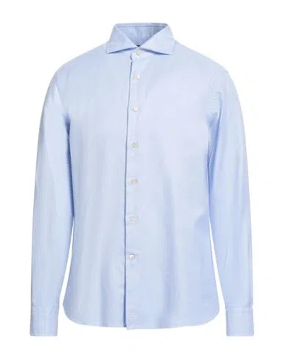 Alessandro Gherardi Man Shirt Sky Blue Size 16 ½ Cotton