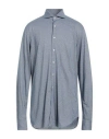 Alessandro Gherardi Man Shirt Sky Blue Size 17 Cotton In Blue