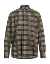 Alessandro Gherardi Man Shirt Slate Blue Size 17 ½ Cotton