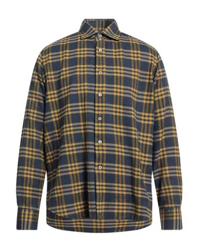 Alessandro Gherardi Man Shirt Slate Blue Size 17 ½ Cotton