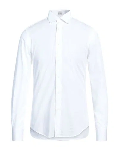 Alessandro Gherardi Man Shirt White Size 15 ¾ Cotton