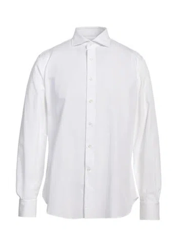 Alessandro Gherardi Man Shirt White Size 15 Cotton